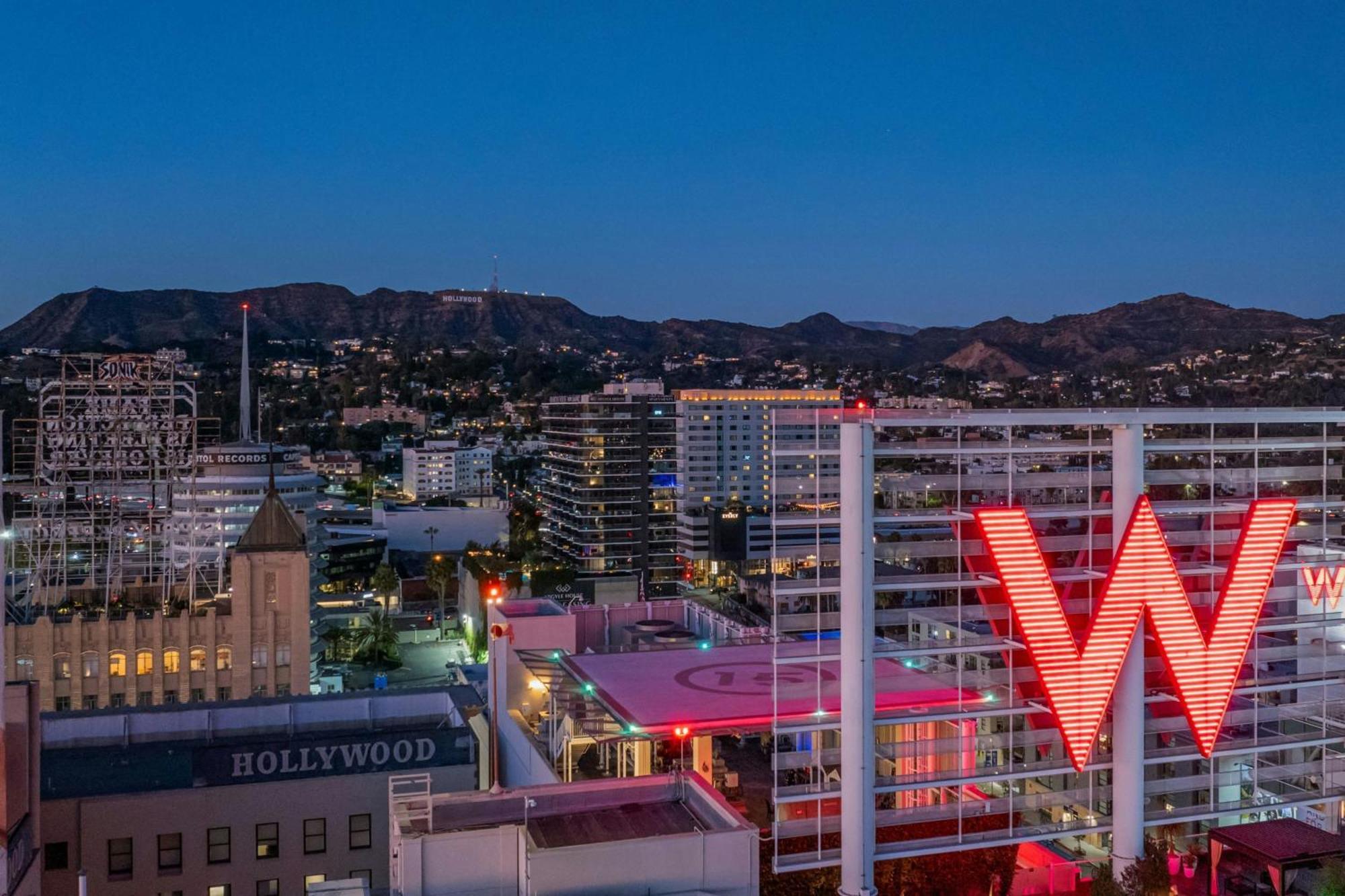 W Hollywood Hotel Los Angeles Exterior foto