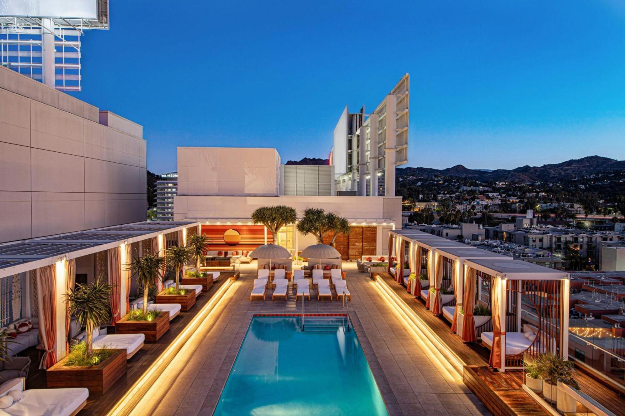 W Hollywood Hotel Los Angeles Exterior foto