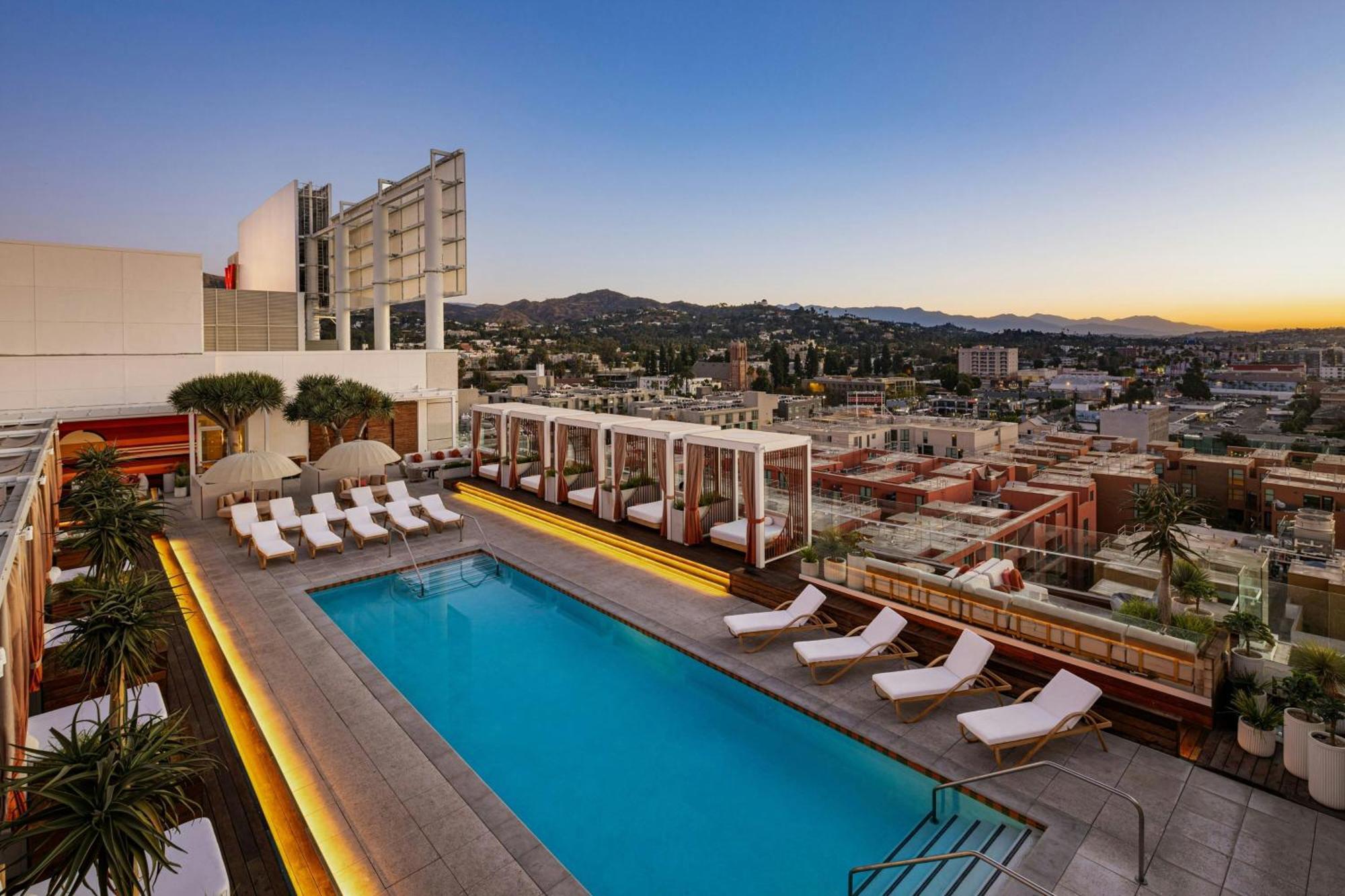 W Hollywood Hotel Los Angeles Exterior foto